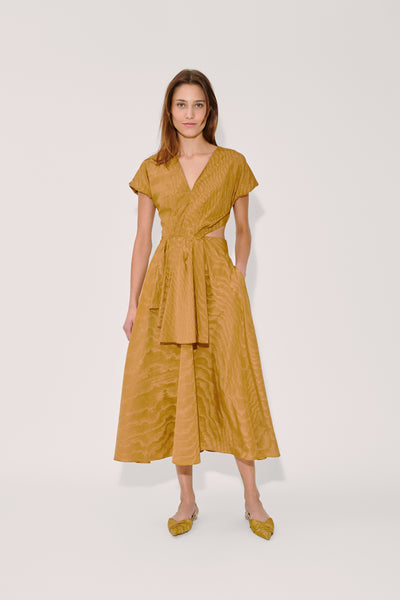 Swept Away Dress in Moire Tracee