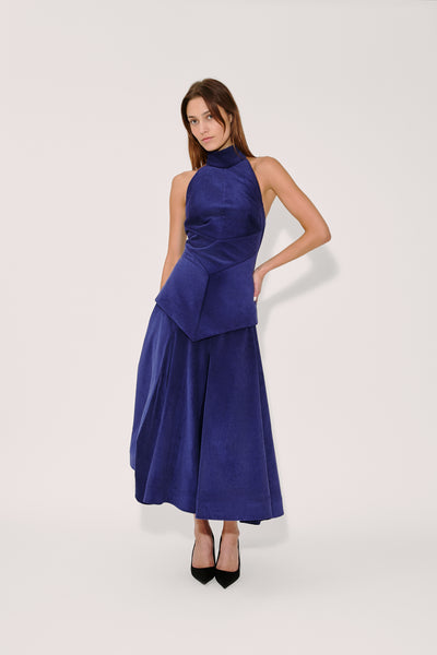 Flouncy Skirt in Wide Wale Corduroy