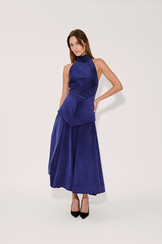 Flouncy Skirt in Wide Wale Corduroy