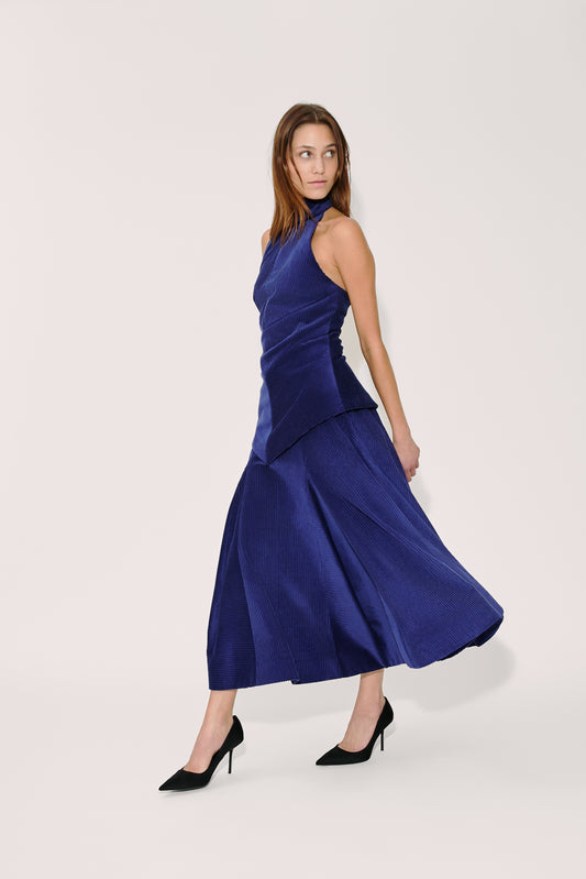 Flouncy Skirt in Wide Wale Corduroy