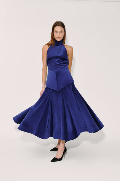 Flouncy Skirt in Wide Wale Corduroy