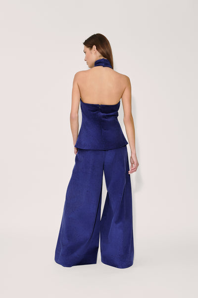 Directional Halter Top in Wide Wale Corduroy