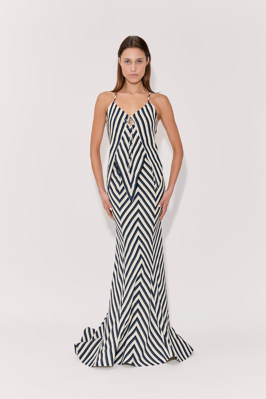 Lily Skirt in Vintage Stripes