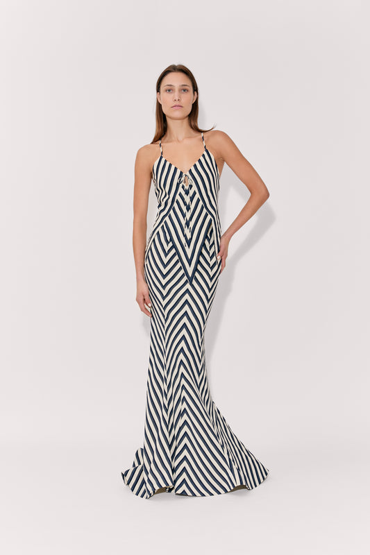 Lily Skirt in Vintage Stripes