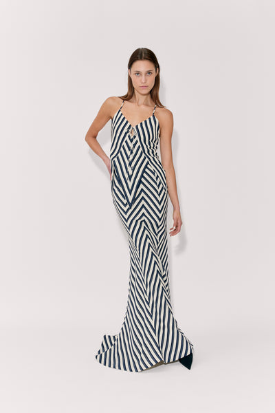 Lily Skirt in Vintage Stripes