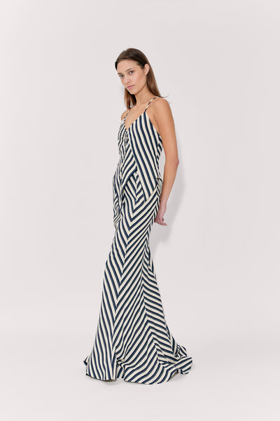 Lily Skirt in Vintage Stripes