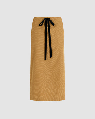 Easy Straight Skirt in Moire Tracee