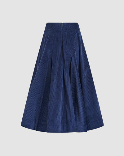Flouncy Skirt in Wide Wale Corduroy