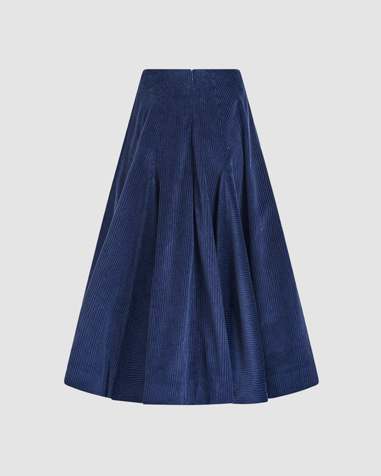 Flouncy Skirt in Wide Wale Corduroy