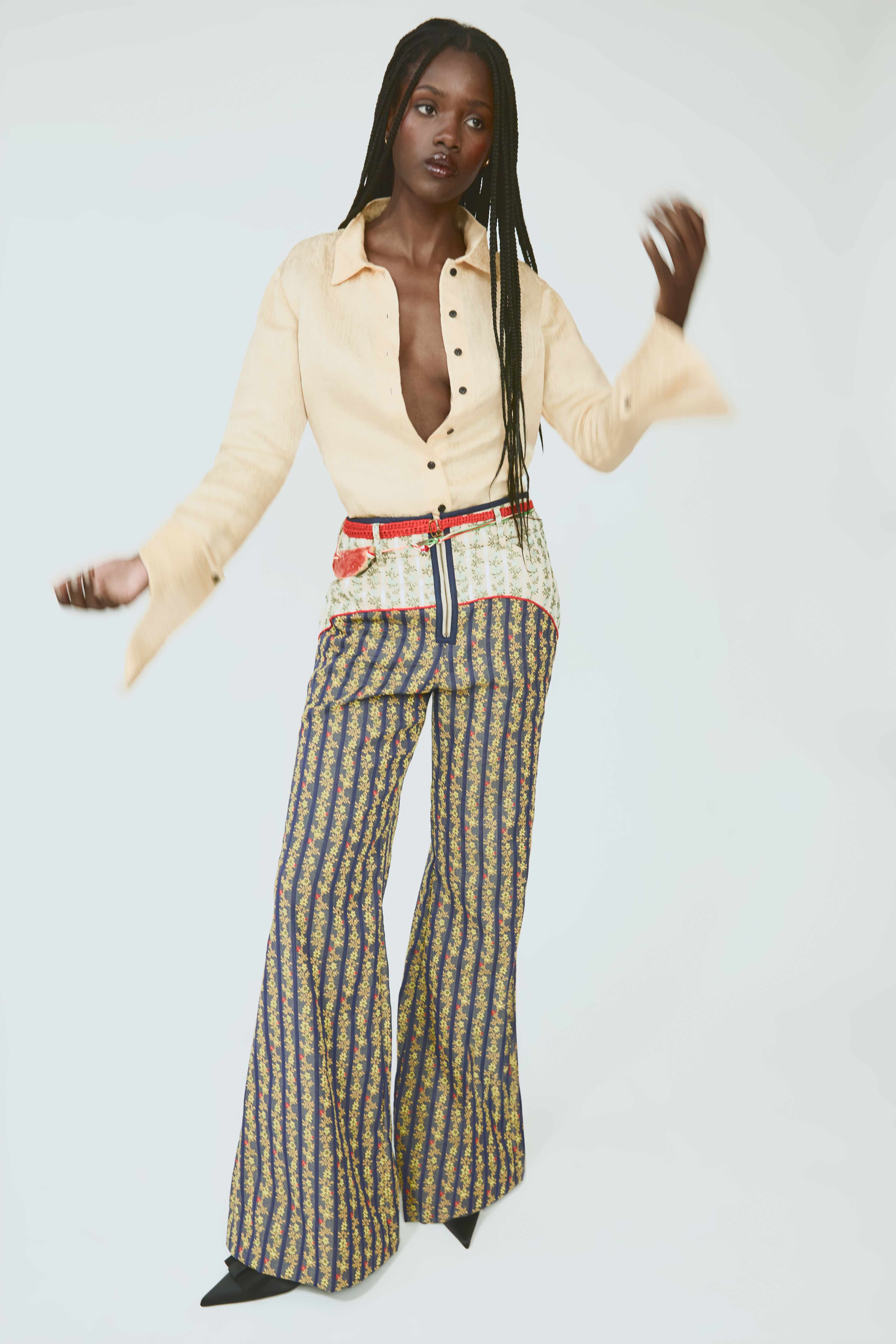 Ride or Fly Pants in in English Floral Jacquard – Rosie Assoulin