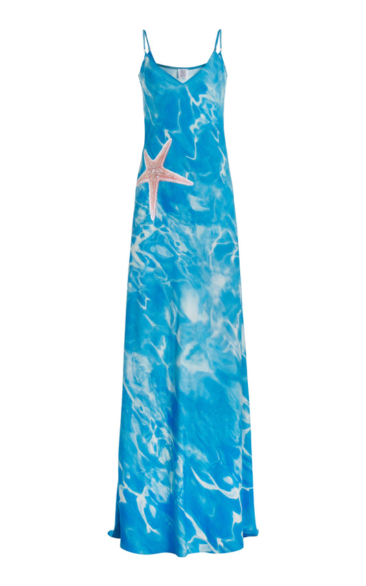 Slippery When Wet Dress - Turquoise