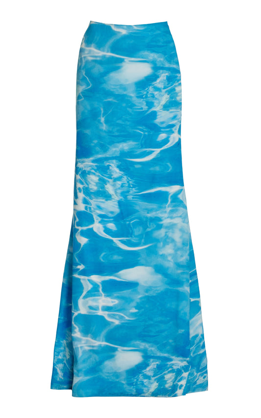 Pool Slip Skirt - Turquoise