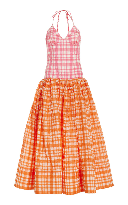 Pitch Perfect Cocktail Dress - Pink Plaid