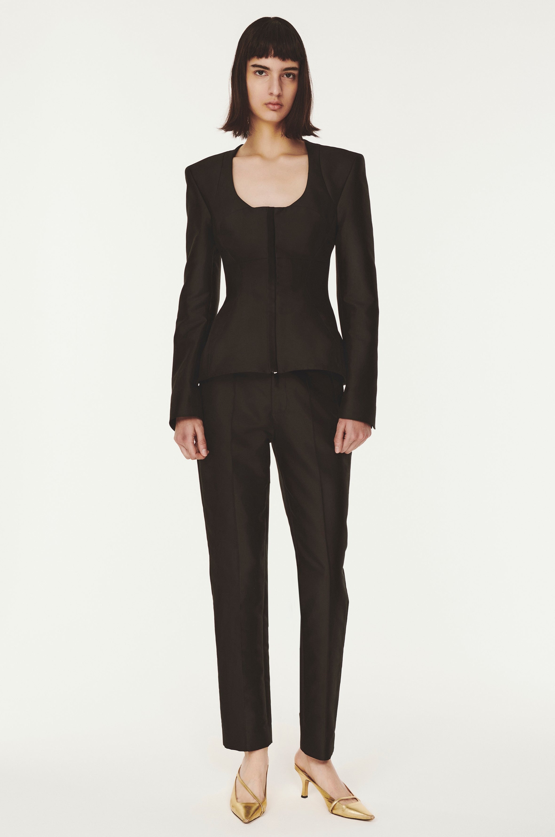 Lulu B BLD1417 Black Ankle Pant - Rosie's Collection