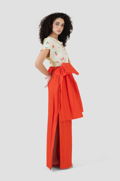 Hustle & Bustle Skirt in Crinkle Twill