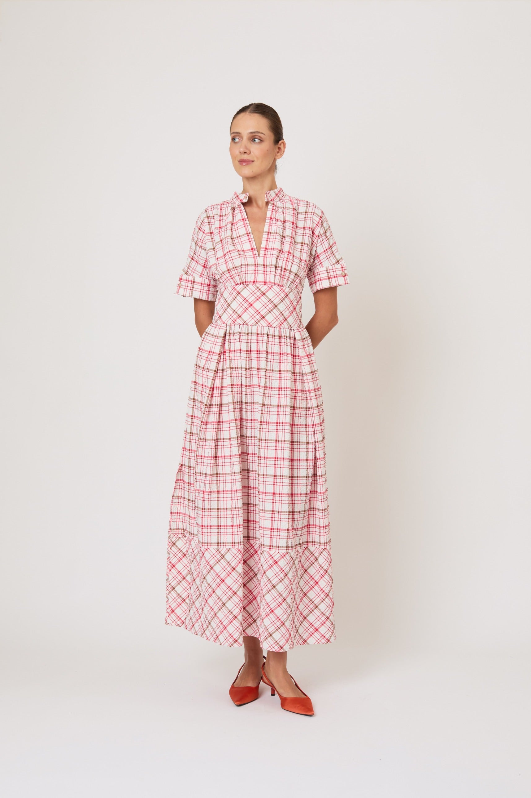 Ask for Directions Shirt Dress in Seersucker – Rosie Assoulin