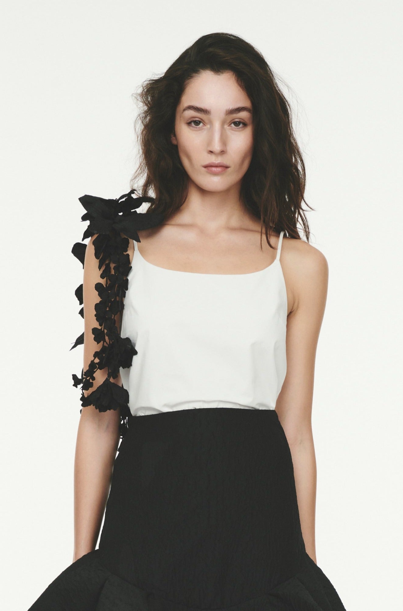 Camisole w/Flower Garland - Ivory – Rosie Assoulin