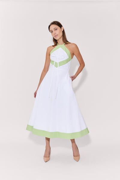 50s Dress in Heavy Cotton Poplin