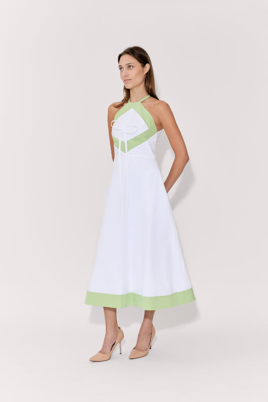 50s Dress in Heavy Cotton Poplin