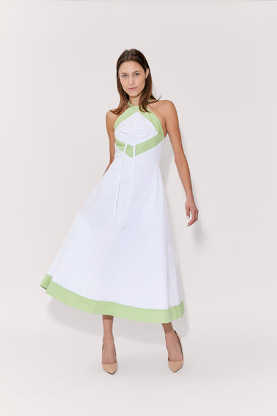 50s Dress in Heavy Cotton Poplin