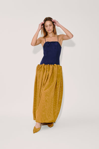 Spaghetti Strap Fifi Gown in Moire Tracee