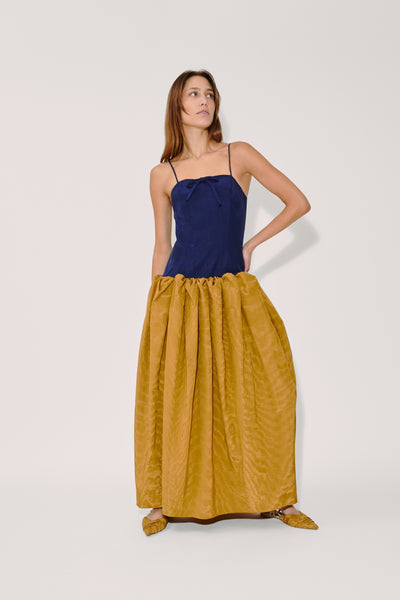 Spaghetti Strap Fifi Gown in Moire Tracee
