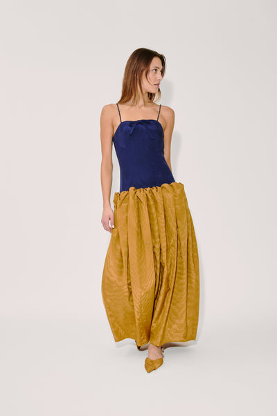 Spaghetti Strap Fifi Gown in Moire Tracee