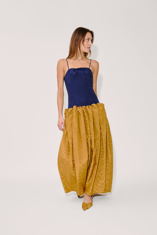 Spaghetti Strap Fifi Gown in Moire Tracee