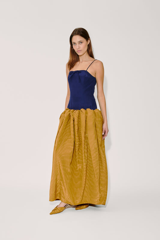 Spaghetti Strap Fifi Gown in Moire Tracee