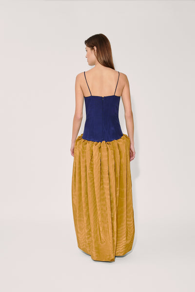 Spaghetti Strap Fifi Gown in Moire Tracee