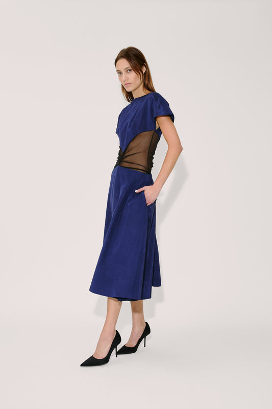 Sands Through the Hourglass Dress in Ridged Moire