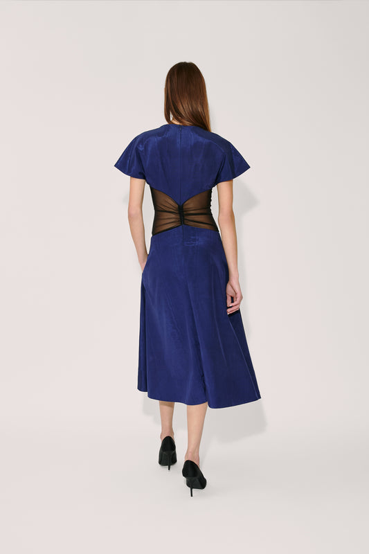Sands Through the Hourglass Dress in Ridged Moire