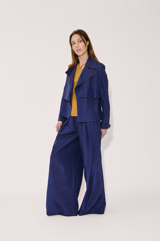Yipee Ki-Yay Jacket in Ridged Moire