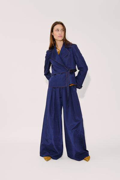 Yipee Ki-Yay Jacket in Ridged Moire