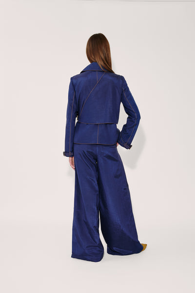 Yipee Ki-Yay Jacket in Ridged Moire