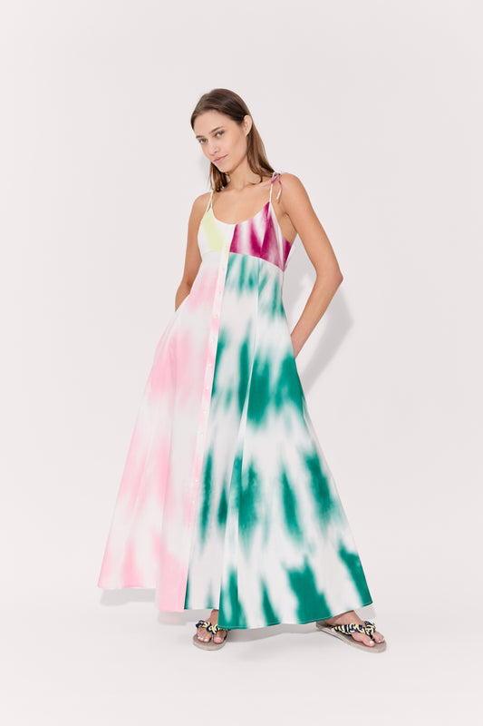 Rosie Assoulin Women's High Garden Tie-Dye Maxi Dress - Tie Dye - Size 2 Rosie Assoulin Women's High Garden Tie-Dye Maxi Dress - Tie Dye - Size 2