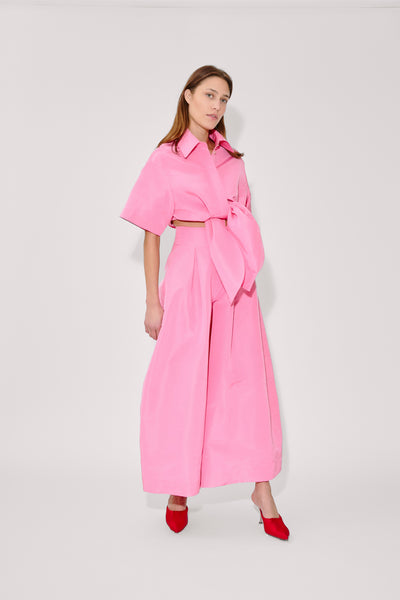 Tie Me Up, Tie Me Button Down in Ultrafine Silk Faille