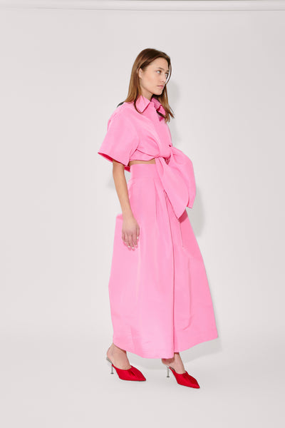 Tie Me Up, Tie Me Button Down in Ultrafine Silk Faille