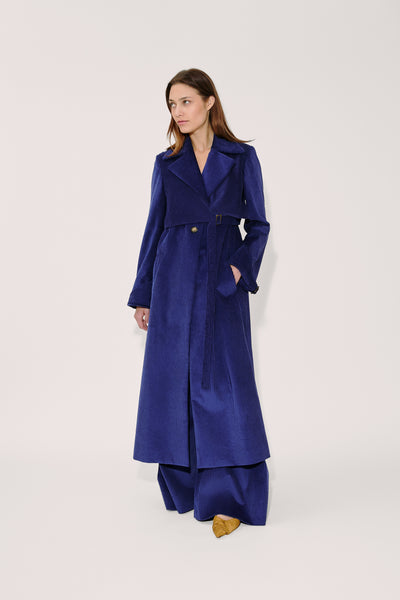Yipee Ki-Yay Trench in Wide Wale Corduroy