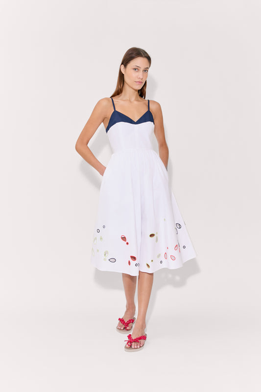 The Undress in Eyelet Cotton Poplin