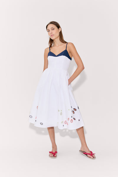 The Undress in Eyelet Cotton Poplin