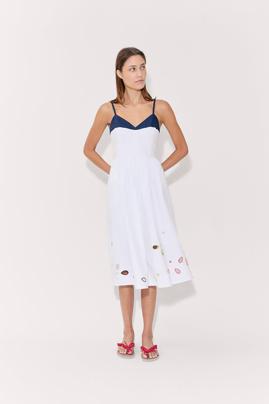 The Undress in Eyelet Cotton Poplin
