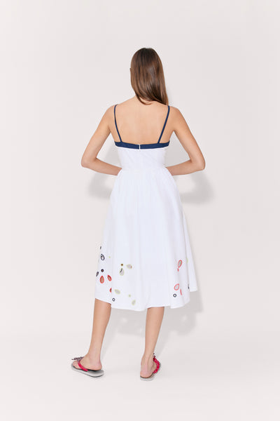 The Undress in Eyelet Cotton Poplin