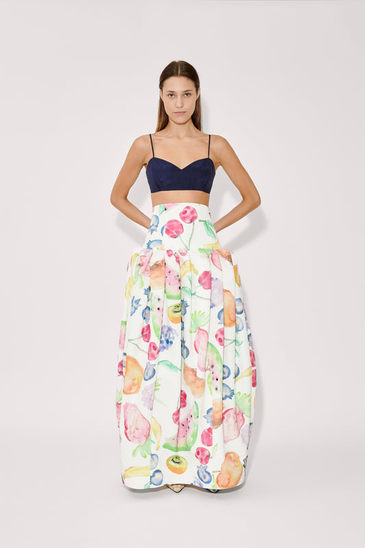 Sweetheart Bra Top in Ridged Moire