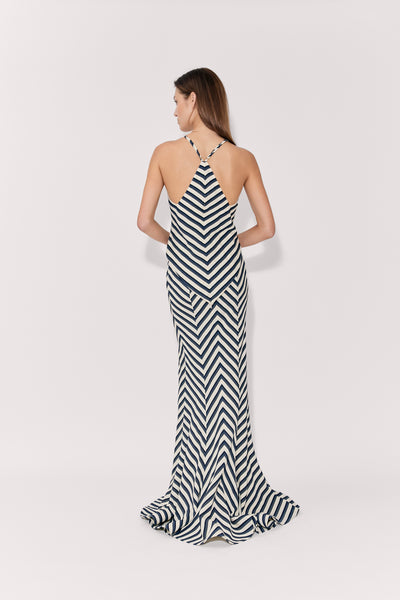 Lily Skirt in Vintage Stripes
