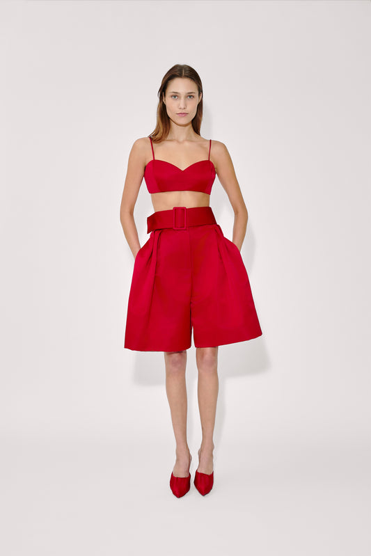 Sweetheart Bra Top in Double Duchess Satin