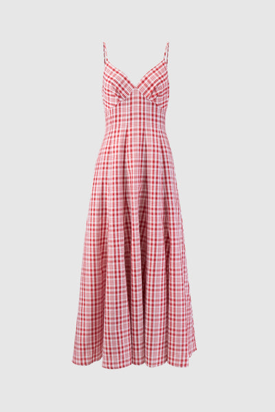Cami Maxi Dress in Easy Breezy Plaid