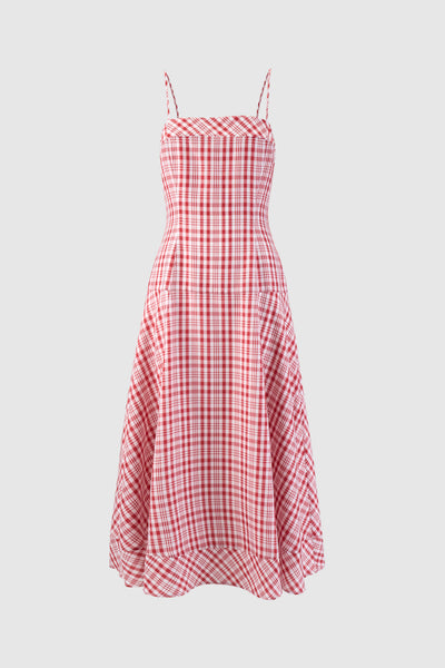 Drop Me A Note Dress in Easy Breezy Plaid