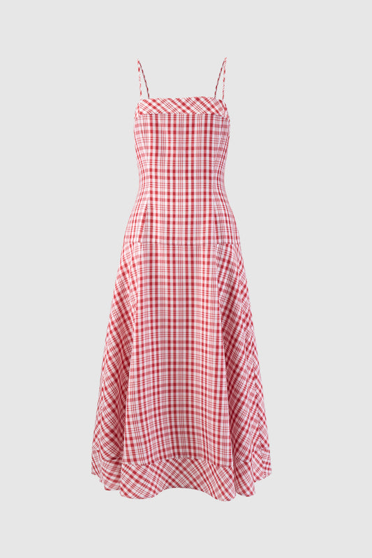 Drop Me A Note Dress in Easy Breezy Plaid