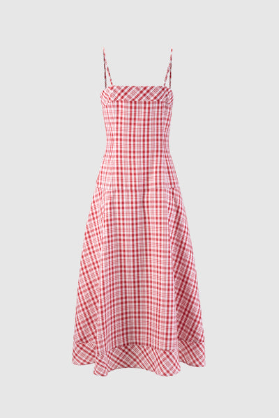 Drop Me A Note Dress in Easy Breezy Plaid
